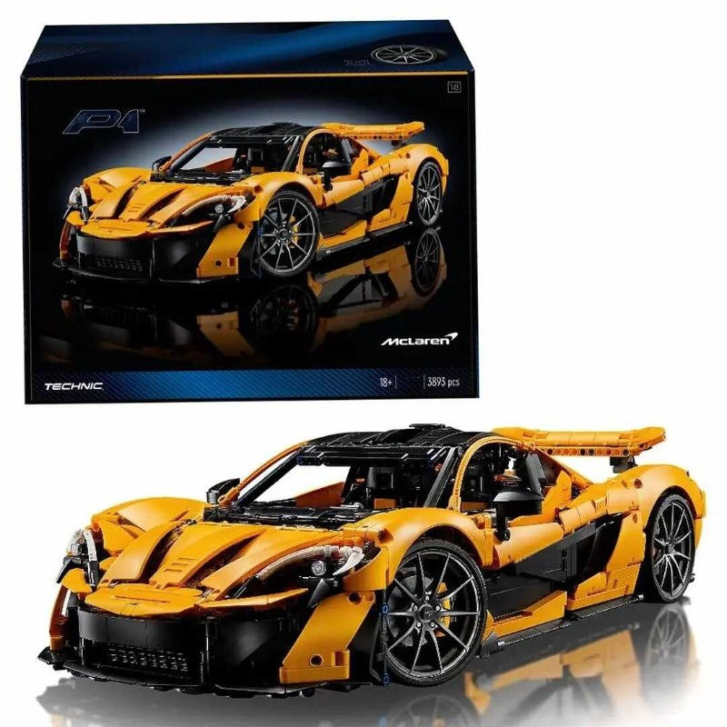 Hypercar block model, engine bay detail