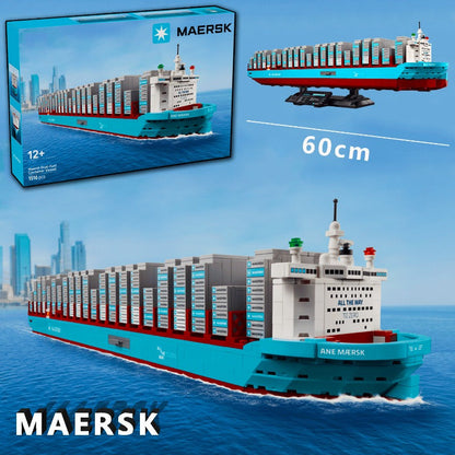 Maersk dual fuel container ship building block set main image