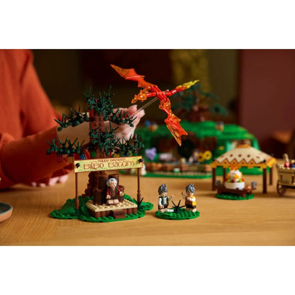 Shire building block village model from another angle