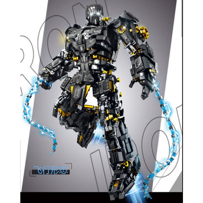 Armored Battle Robot building block set detail view 2