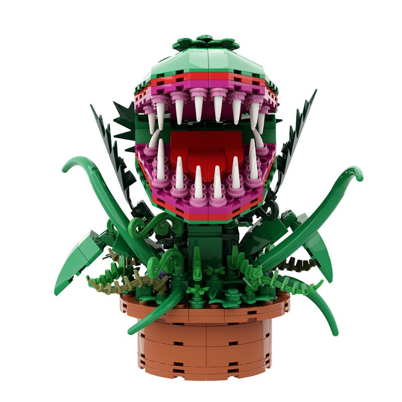Close-up of the alien flower head details
