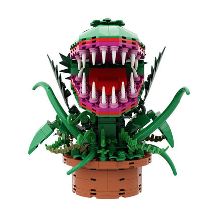 Close-up of the alien flower head details