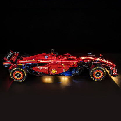 Formula racing car block set, wheel and tire detail