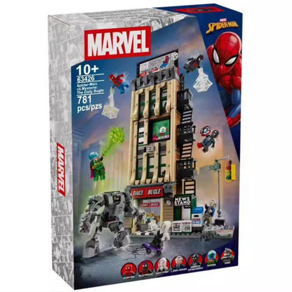 781-piece Daily Bugle brick scene, additional angle