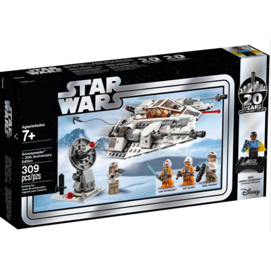 Assembled Snowspeeder building block set with 309 pieces