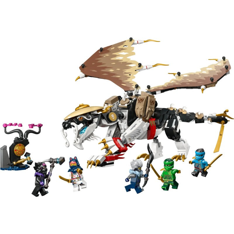 Legendary Dragon Figure building block set detail view 1