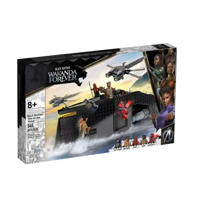 Second view of the 545-piece Black Panther building block set