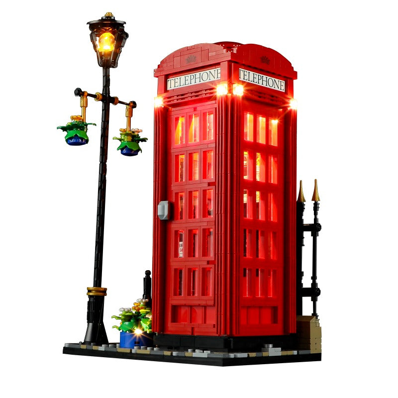 Telephone box building block set additional angle