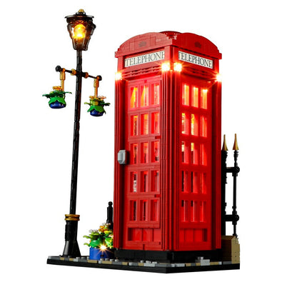 Telephone box building block set additional angle