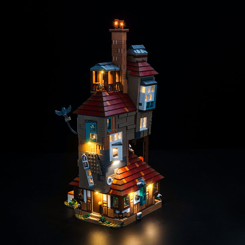 Side view of the finished 2405 PCS building block model
