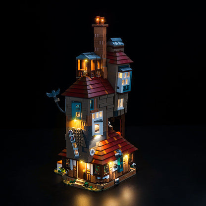 Side view of the finished 2405 PCS building block model