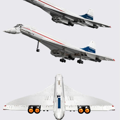 Further view of the large Concorde airliner brick model