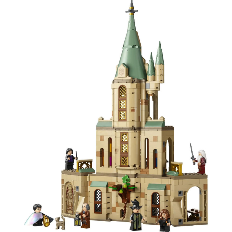 Assembled wizard school headmaster's office diorama building set
