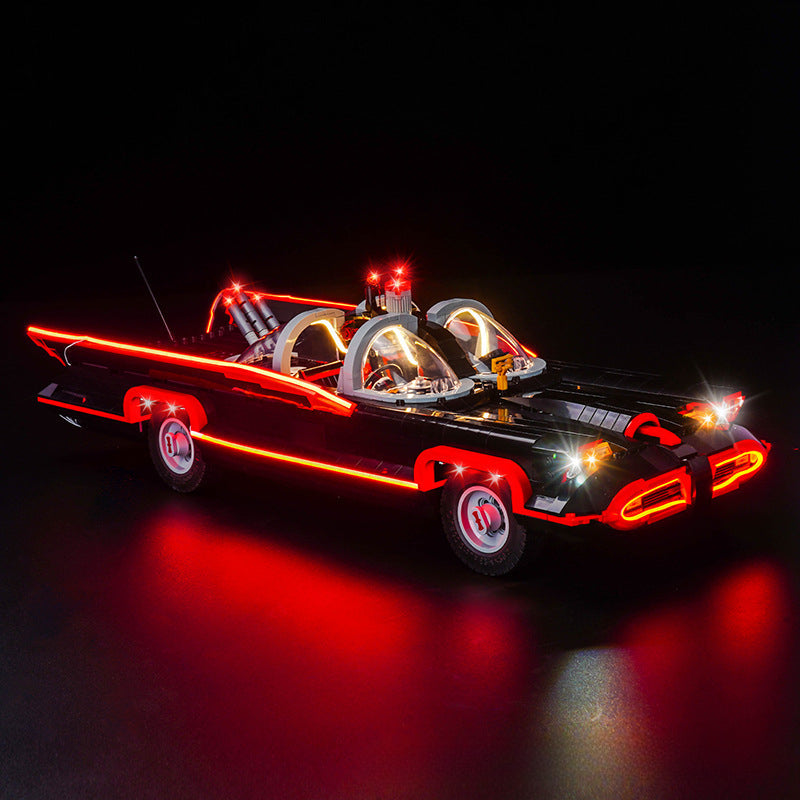 Additional angle of the assembled car display model