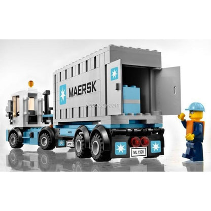 Full length view of an assembled cargo container train build