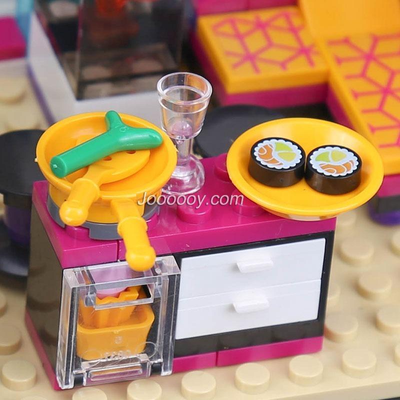 Pop star house building block set furniture pieces