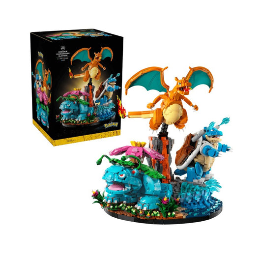 Venusaur, Charizard and Blastoise building block set, 6838-piece ABS plastic build
