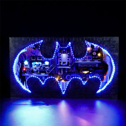 Batcave shadow box set with LED lighting option