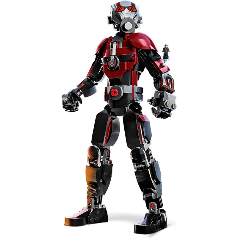 Shrinking super hero building block figure