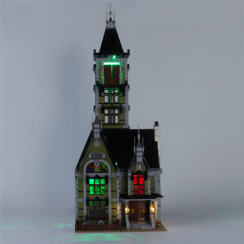 Haunted Castle House Building Set construction process step view