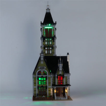 Haunted Castle House Building Set construction process step view