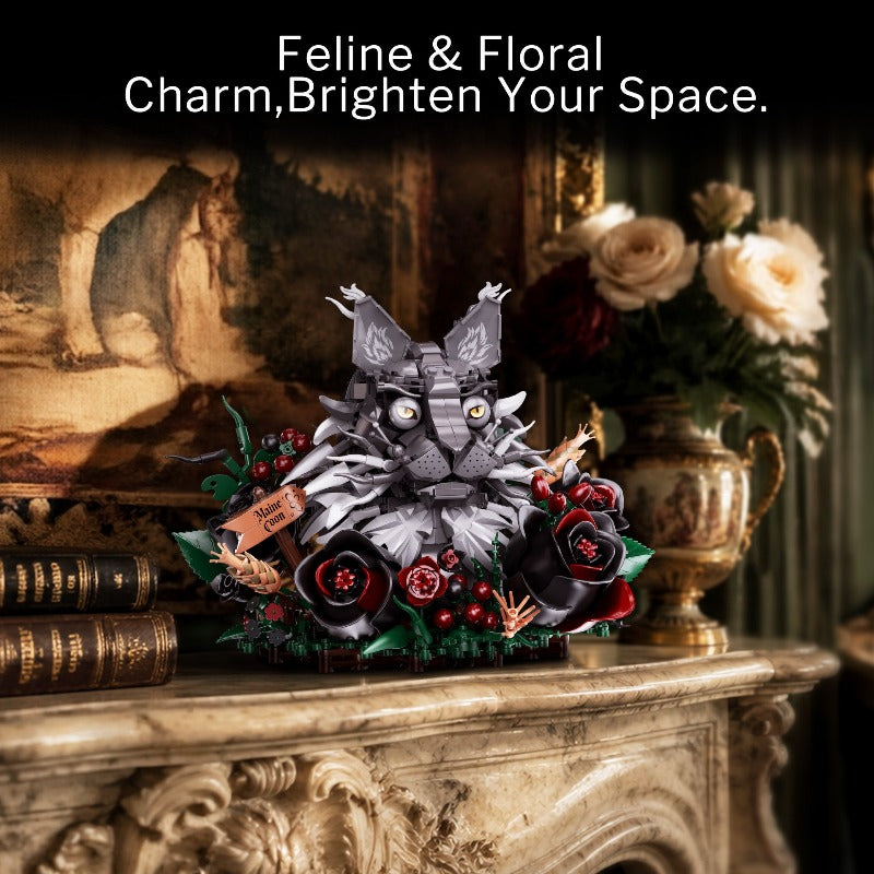 Close-up of petals and details on the flower build