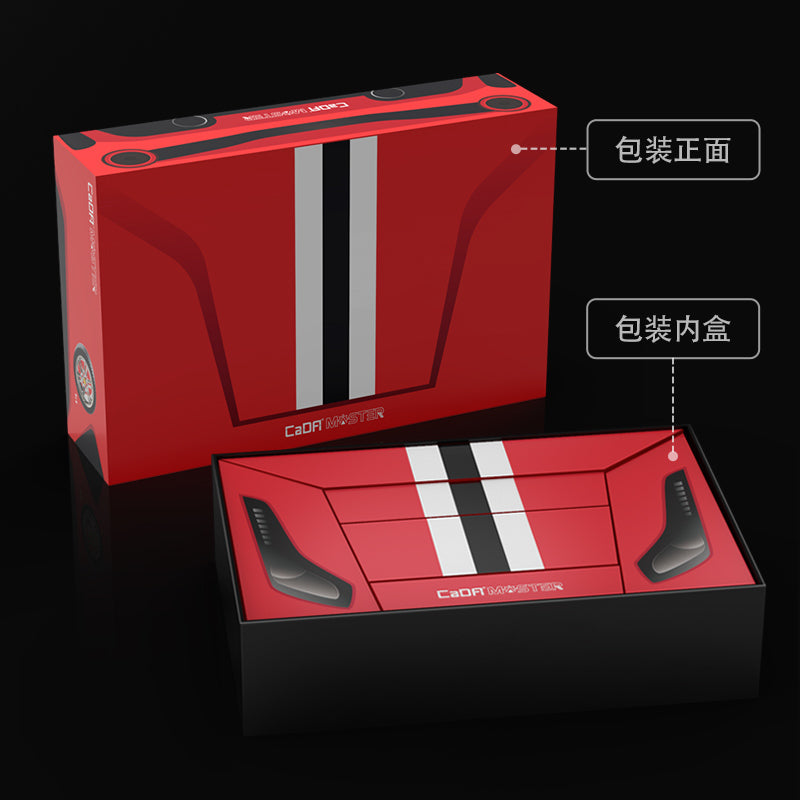 RC supercar building block model shown with original packaging