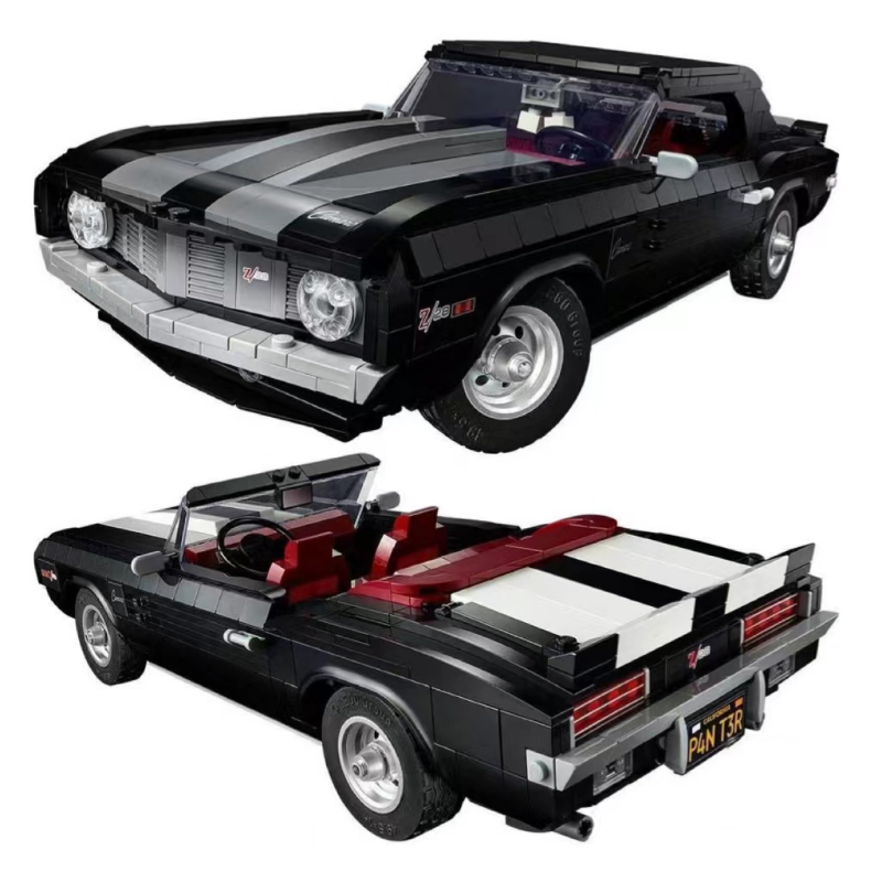 Alternate angle of the finished classic muscle car set