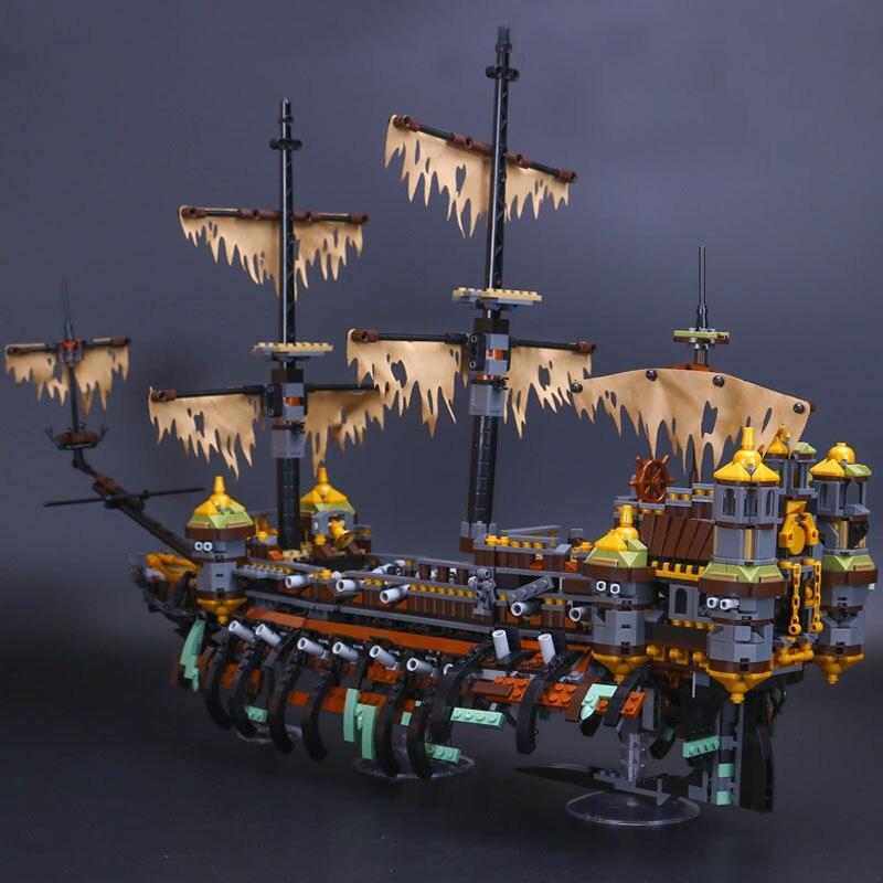 Silent Mary ghost ship building block model full view