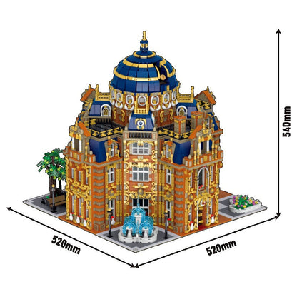 royal planetarium building block set finished set detail