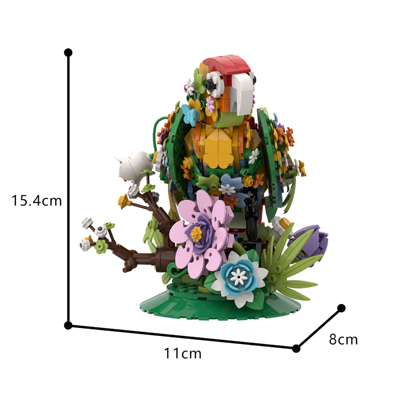 Additional gallery view of the finished bird model