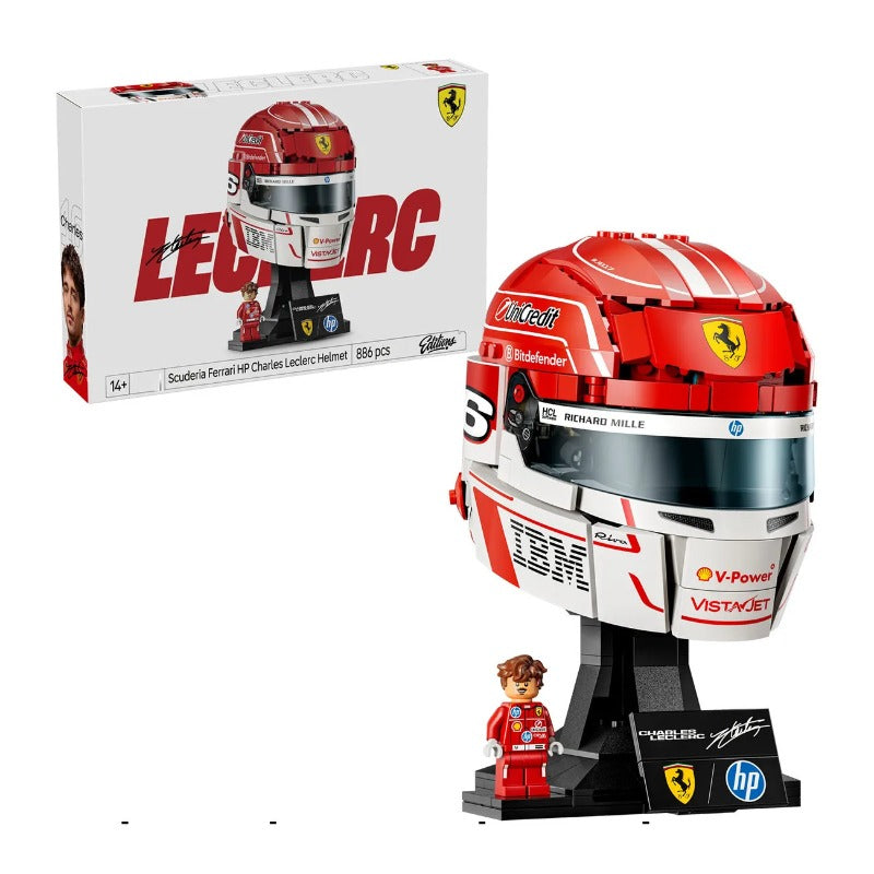 Charles Leclerc helmet brick model alternate photo