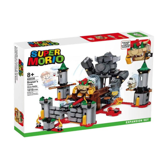 Bowser's Castle boss battle expansion castle building block set