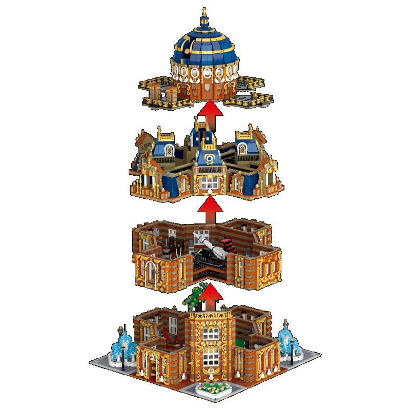 royal planetarium building block set additional angle view