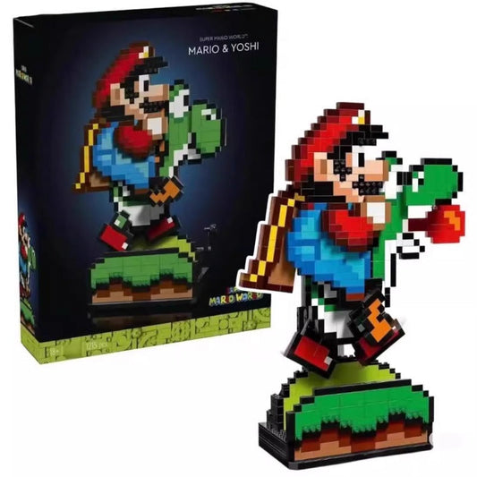 Super Mario World Mario & Yoshi 1215-piece building block set