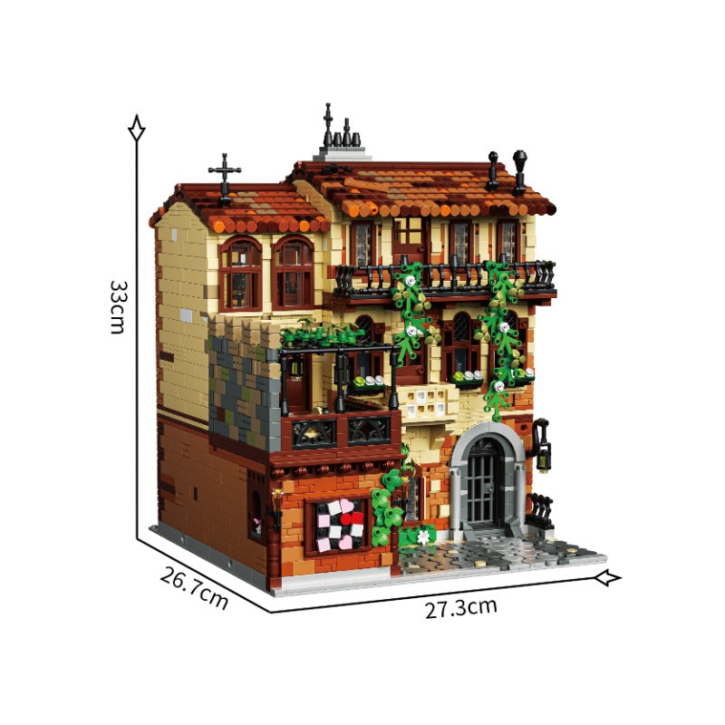 juliets balcony building block set alternate angle view