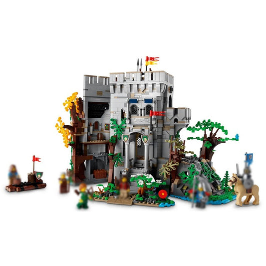 Forest Castle Retreat Building Set front view display model