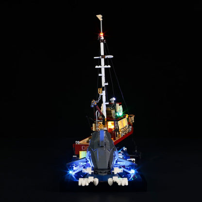 Building block set shown at another angle