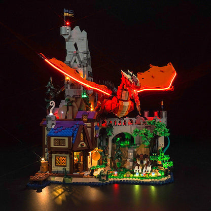 Fantasy tavern building block scene detail