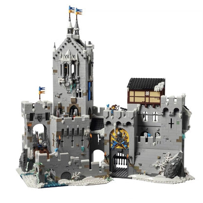 Mountain Fortress Building Set front view display model
