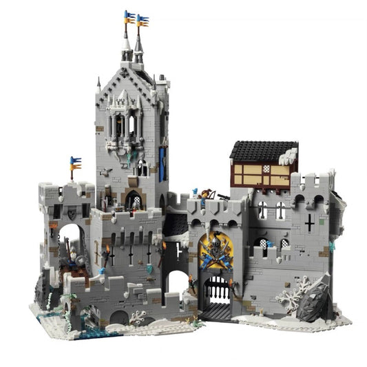 Mountain Fortress Building Set front view display model
