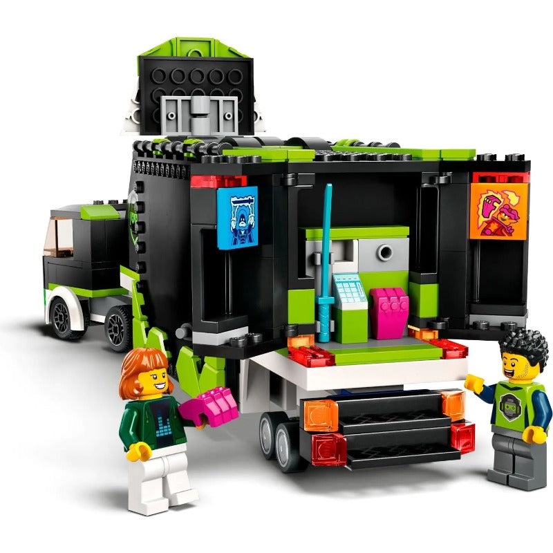 Gaming Tournament Truck building block set detail view 2