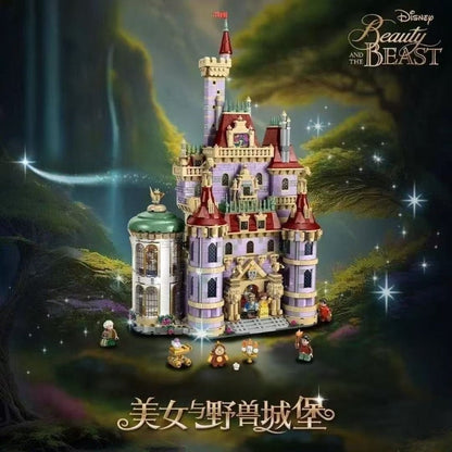 Fairy-tale castle brick model from another angle
