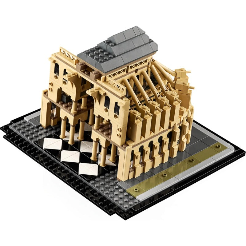 Another angle of the assembled landmark set