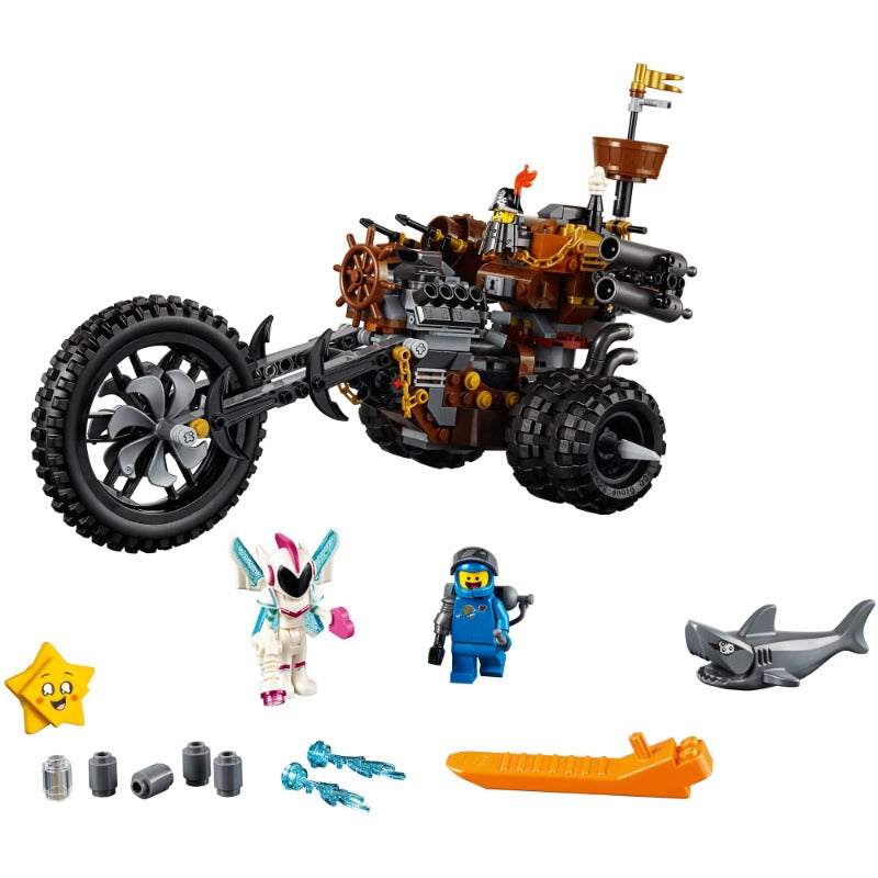 MetalBeard's Heavy Metal Motor Trike 461-piece motor trike building block set
