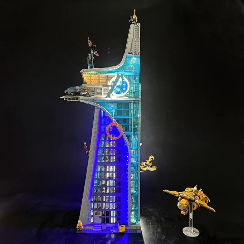 Avengers Tower 62967 – 5201PCS Compatible Building Blocks | Marvel Superhero Display Model