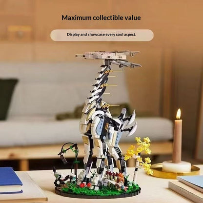 Assembled Tallneck brick model, gallery photo