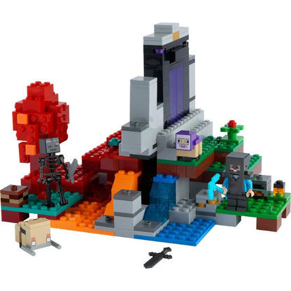 Ruined portal block scene from an alternate angle