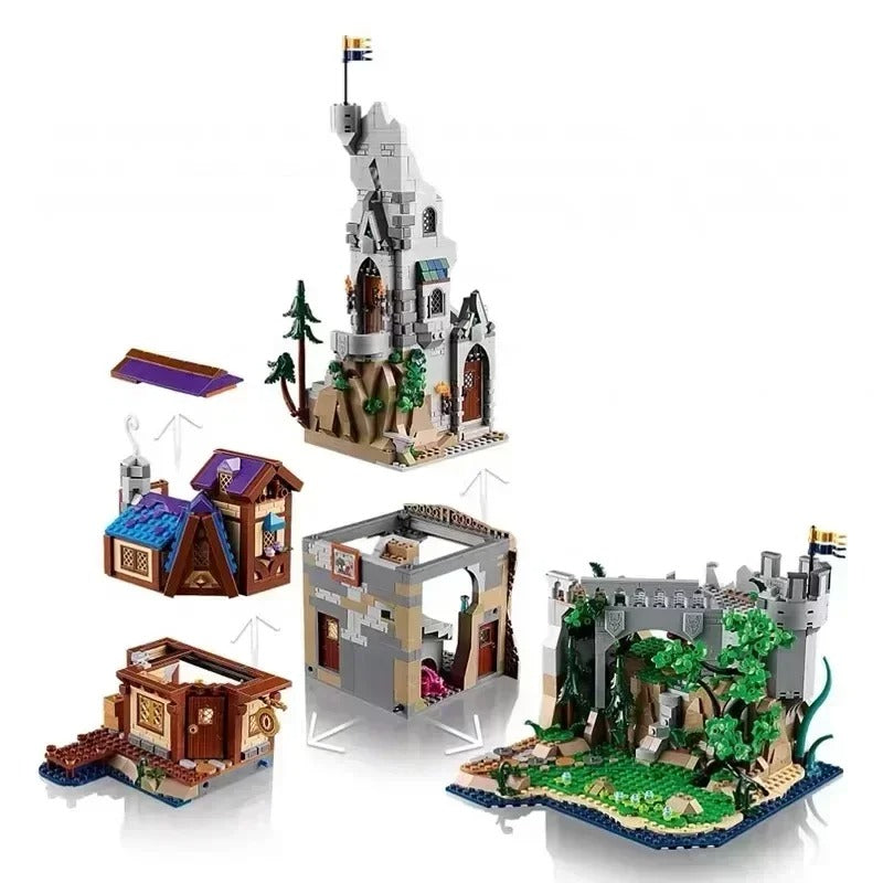 Fantasy tavern brick model interior detail