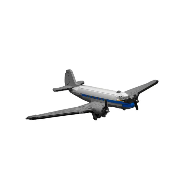 Douglas DC-3 PAN AM Airliner – Premium Compatible Building Blocks | Aviation History Collector Model
